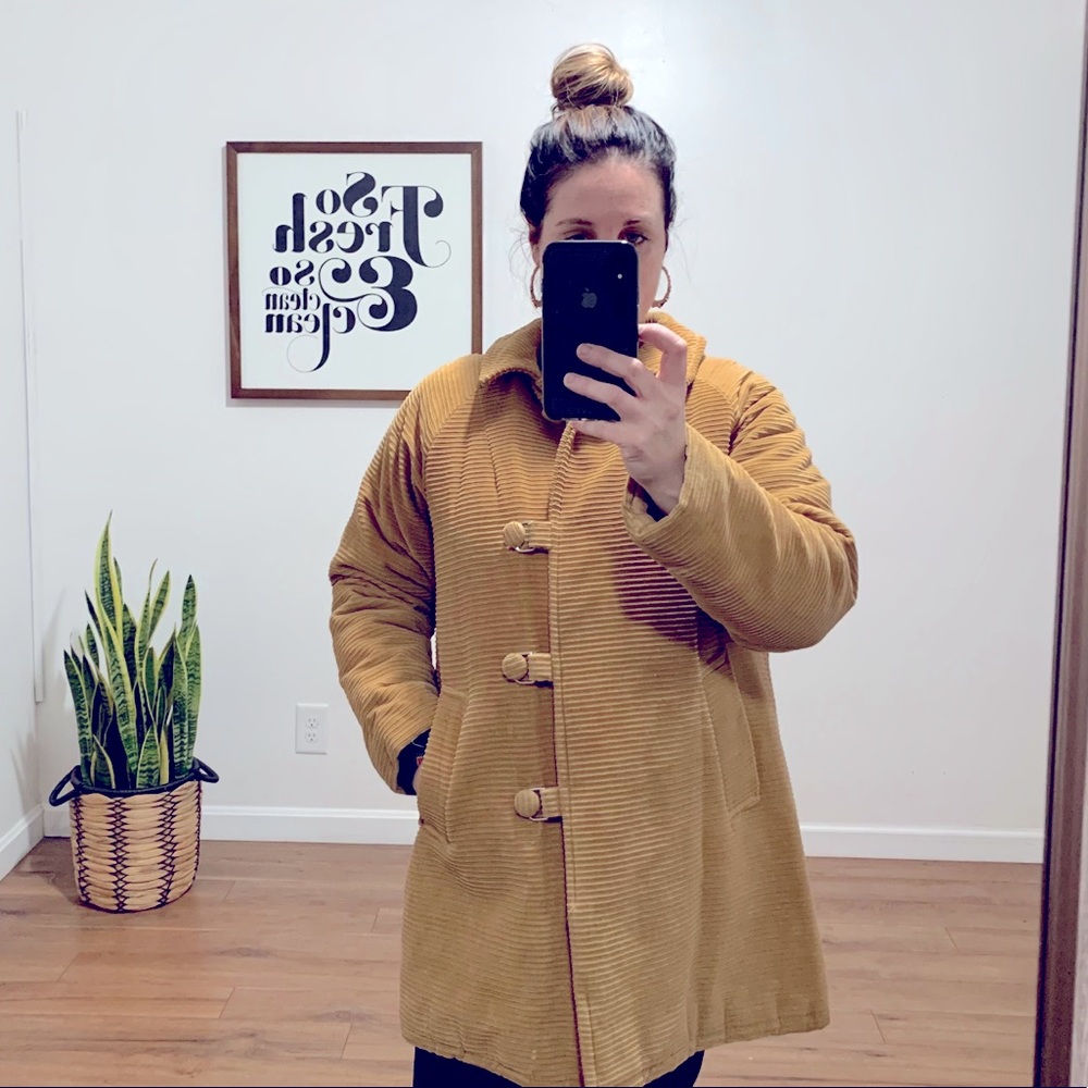 VINTAGE corduroy coat